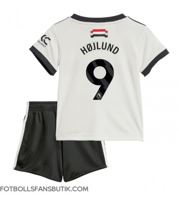 Manchester United Rasmus Hojlund #9 Replika Tredje Tröja Barn 2024-25 Kortärmad (+ Korta byxor)